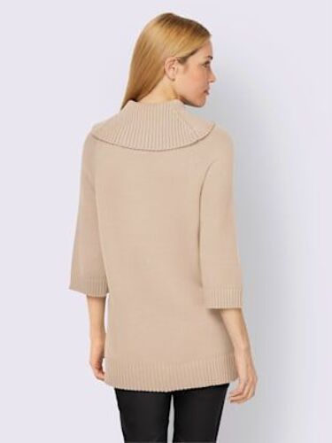 Pull À Col Roulé Plus Long Au Dos - Rick Cardona - Sable