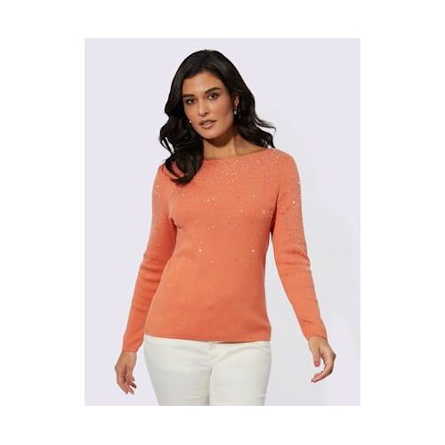 Pull À Manches Longues Avec Viscose (Ecovero) - Creation L - Papaye