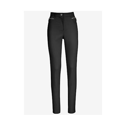 Pantalon Confortable Avec Poches Zippées - Stehmann Comfort Line - Noir