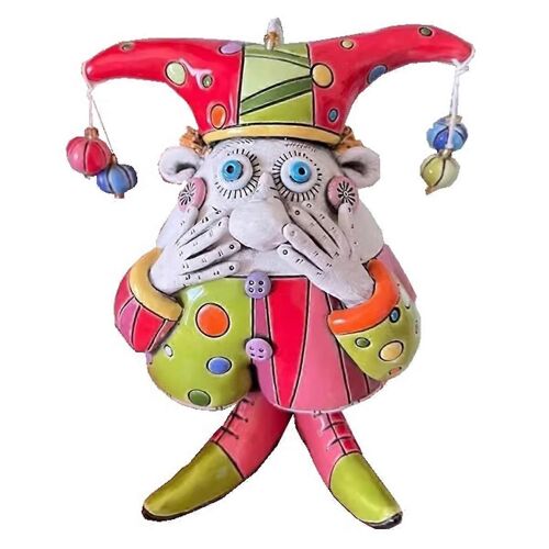 Clown carillon éolien ornements Halloween jardin extérieur ornements résine cadeau décoratif C