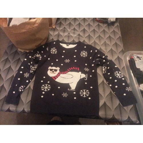 Pull De Noel Ours Polaire