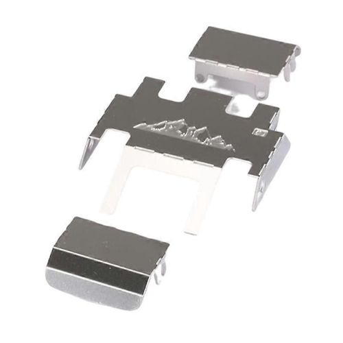 Plaque De Protection D'essieu D'armure De Châssis En Acier Inoxydable 3pcs Pour Traxxas Trx4m Trx4-M 1/18 Rc Crawl-Générique