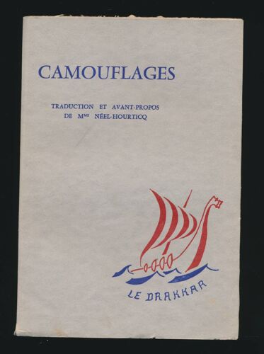 Dédicace Mme Neel-Hourticq - Camouflages - André Leguen - Editions Le Drakkar Grenoble 1961
