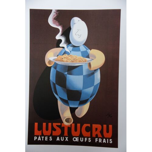 Affiche Lustucru Pâtes Aux ¿Ufs Frais