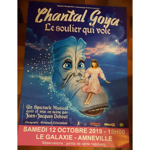 Chantal Goya - Le Soulier Qui Vole - 80x120cm - Affiche / Poster Envoi En Tube