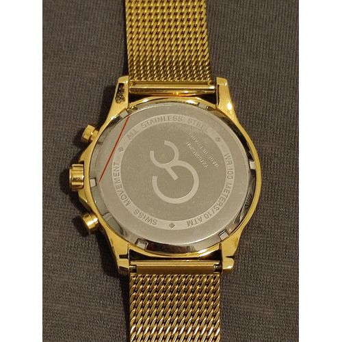 Montre Homme Guess Collection Couleur Or