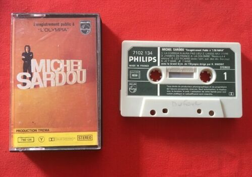 Michel Sardou Enregistrement Public L¿Olympia 7102134 Cassette Audio