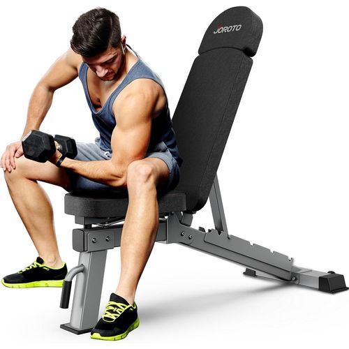 Asfasfq-Md80 Banc De Musculation Banc Réglable Pour L'entraînement, 4 En 1 Complet Multifonction Du Corps Banc Inclinable Pliable, Capacité De Poids De 450 Kg