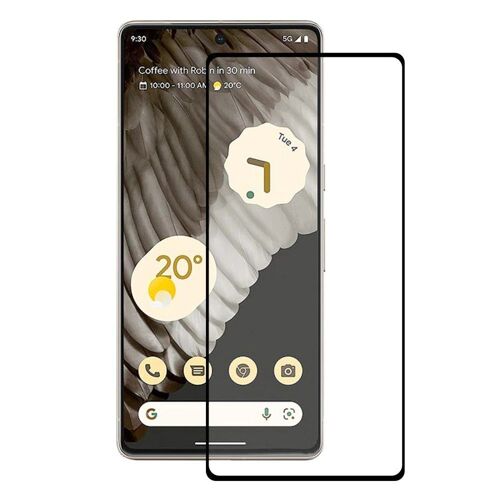 Verre trempe pour Google Pixel 7 Pro 5G - film de protection incurve integral - NOIR