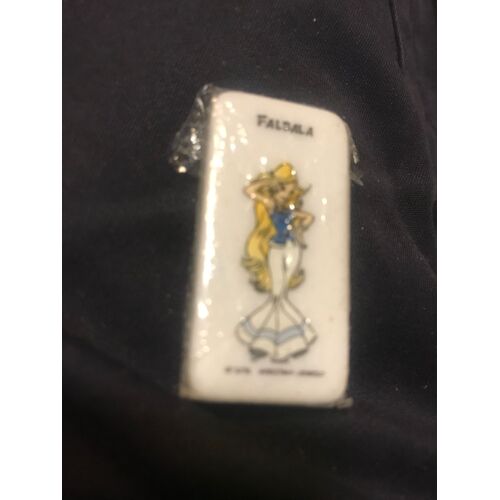 Fève Domino Falbala - Asterix Et Obelix - Goscinny Uderzo - 2011 - 4x2 Cm