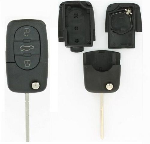 Coque + Clé Vague À Rabat 3 Boutons - Seat 11/1994-06/2005