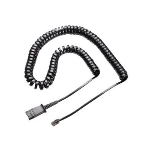 Poly U10P-S19 - Câble pour casque micro - RJ-45 mâle pour Déconnexion rapide femelle - 4 m - pour Mitel 53XX, 6775, 74XX; MiVoice 5380, 67XX; EncorePro HW301; Entera USB HW111, HW121