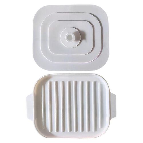 Micro-Ondes Bacon Cuiseur Cuisine Couverts Plat De Cuisson