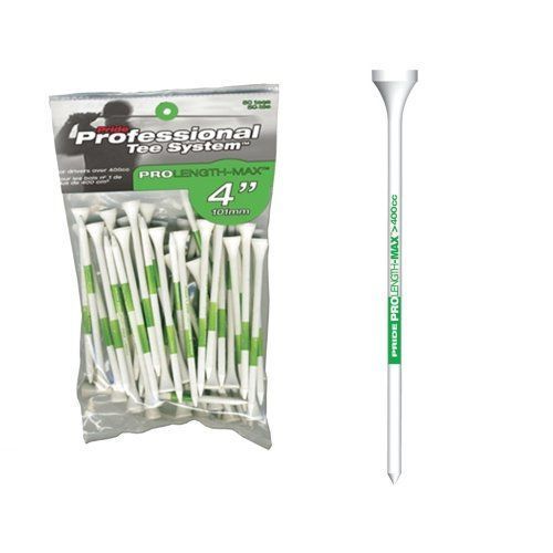 Pride Golf Pack De 50 Tees En Bois Pride Pts Golf - Vert