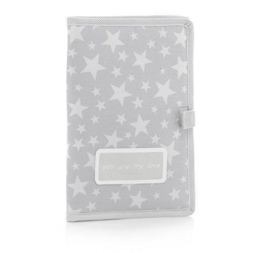 Cambrass Protège-Carnet De Santé Star Gris 3 X 17 X 25 Cm