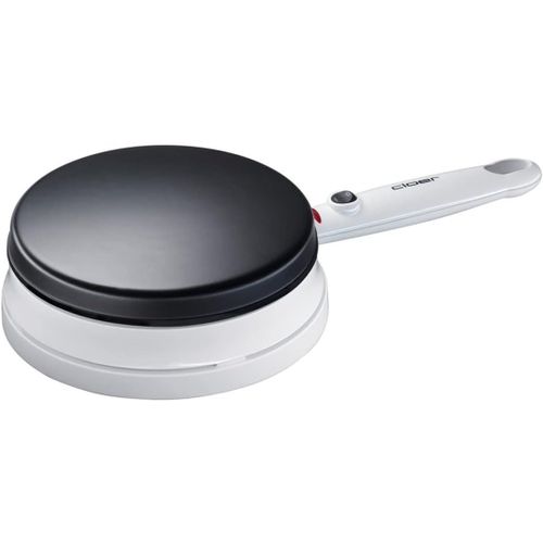 Hamiltion-677 Crêpière Pour Crêpes Ultra-Fines, 700 W, Plaques De Cuisson 18.5 Cm Ø, Blanc