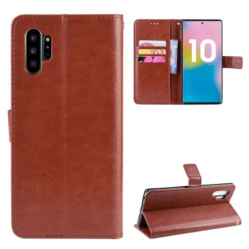 Coque Samsung Galaxy Note 10 Pro,Etui pour Samsung Galaxy Note 10 Pro,Coque en cuir pour Samsung Galaxy Note 10 Pro,Convient a Etui la Samsung Galaxy Note 10 Pro,Marron