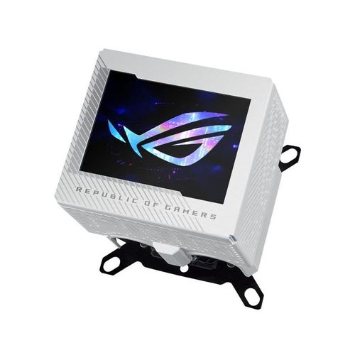 ASUS ROG RYUJIN III - White Edition - bloc de refroidissement d'unité centrale par eau pour système de refroidissement - (pour : AM4, LGA1200, LGA1700, AM5, LGA115x Socket) - plaque froide en...