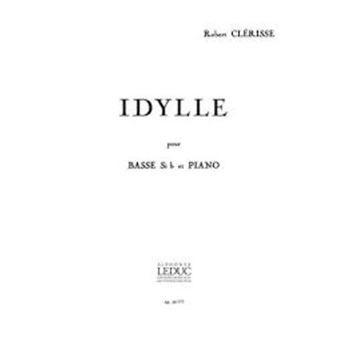 Idylle Pour Basse Sib Et Piano