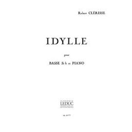 Idylle Pour Basse Sib Et Piano
