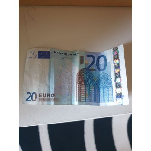 Billet 20 Euros 2002 J.C Trichet