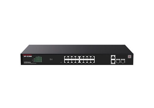 Ip-Com Switch PoE Gestito L2 20 Porte (16 PoE + 2 SFP) Gigabit Ethernet 40 Gbit/s