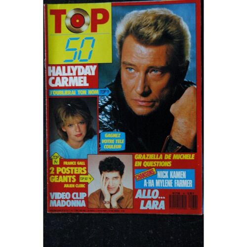 Top 50 062 1987 05 Hallyday Carmel France Gall Madonna Lara Nick Hamen