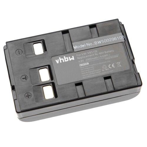 vhbw Batterie compatible avec Blaupunkt CC-664, CC-684, CC-695, SC-625, SC-634, SCR-250, ST-634 caméra vidéo caméscope (2400mAh, 4,8V, NiMH)