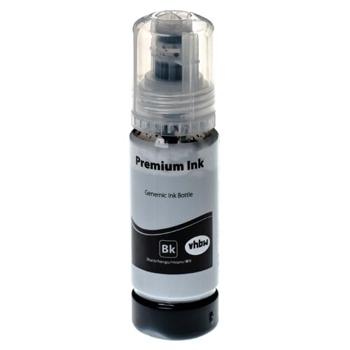 vhbw Recharge d'encre Noir compatible avec Canon Pixma G7050, GM4050, G5050, G6050, GM2050, G4511, G3501, G2501, G1501, G4510