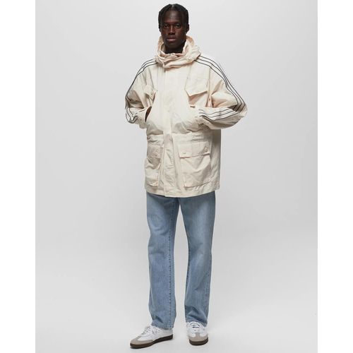 Adidas Windbreaker Men Windbreaker Beige En Taille:L