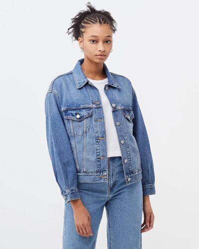 Levis Wmns 90s Trucker Jacket Women Denim Jackets Blue En Taille:M
