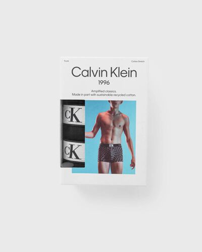Calvin Klein Underwear Ck96 Trunk 3-Pack Men Boxers & Briefs Black En Taille:S
