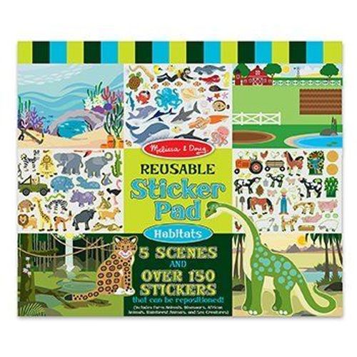 Melissa Doug Reusable Sticker Pad - One Supplied