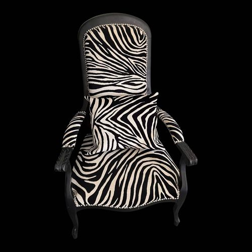 Fauteuil Voltaire Zbre Noir