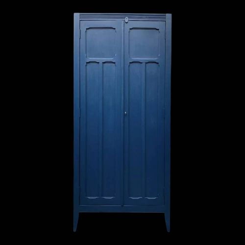 Armoire Parisienne Bleue Panneaute 1940 Bleu