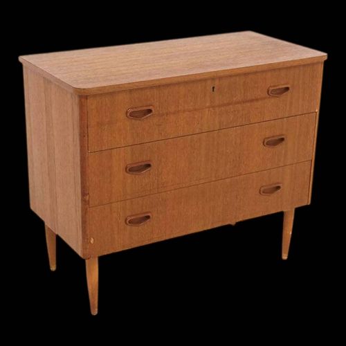 Commode Scandinave En Teck Sude 1960 Bois
