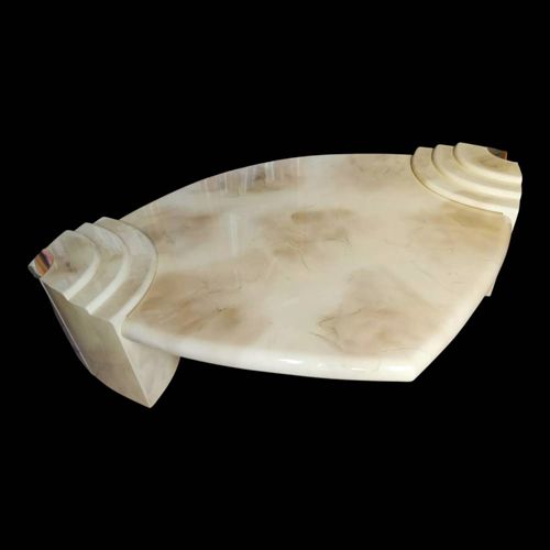 Table Basse Laqu Vintage Multicolore