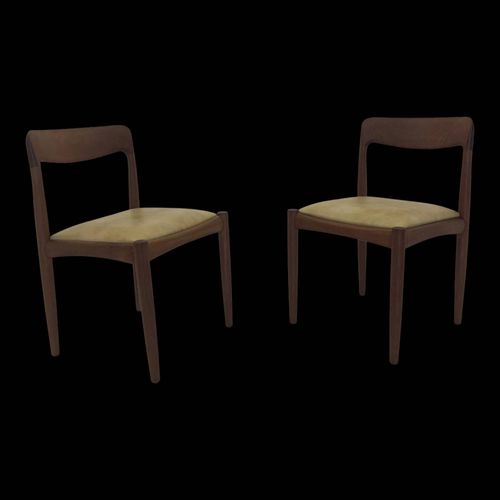 Chaises De Salle Manger Danoises Vintage En Teck Par Hw Klein Pour Bramin Lot De 2 Bois