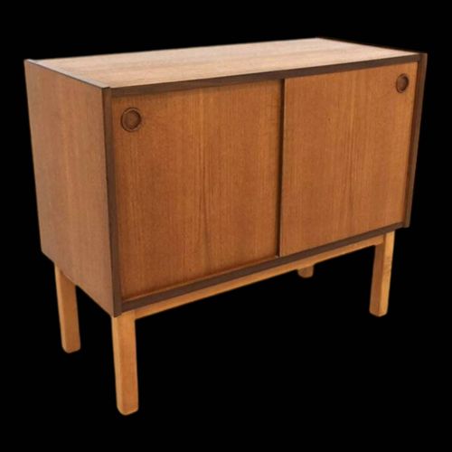 Commode Scandinave En Teck Sude 1960 Bois