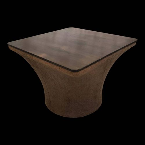 Table basse chevet vintage Bernard Brunier bois