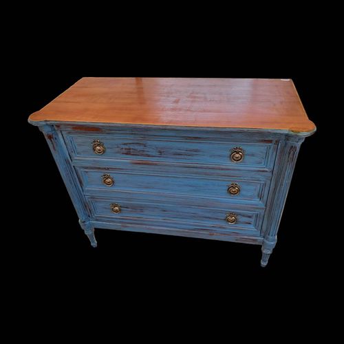 Commode De Style Louis Xvi Bleu