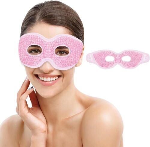 Kalanka-Masque Yeux Froid Et Chaud En Gel,Soulage Fatigue Oculaire,Migraine Et Gonflement Yeux,Masque Gel Réfrigérant Pour Une Relaxation Totale Des Yeux
