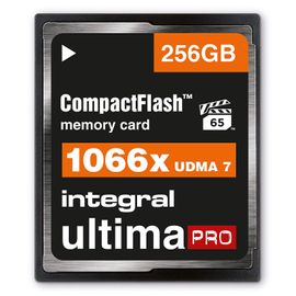 Integral UltimaPro - Carte mémoire flash - 256 Go - 1066x - CompactFlash