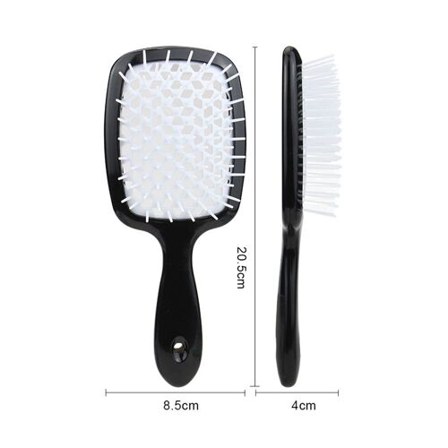 Peigne Démêlant Creux Pour Femmes, Outil De Coiffure, Lisse, Bouclé, Humide Et Sec, Brosses De Massage Du Cuir Chevelu