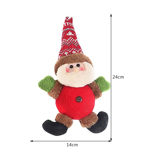 Jouet Père Noël/Bonhomme De Neige/Elk Avec Pendentif Lumineux, Poupée Suspendue Pour Arbre De Noël, Ornement De Fête À La Maison, Cadeaux Exquis Du Nouvel An