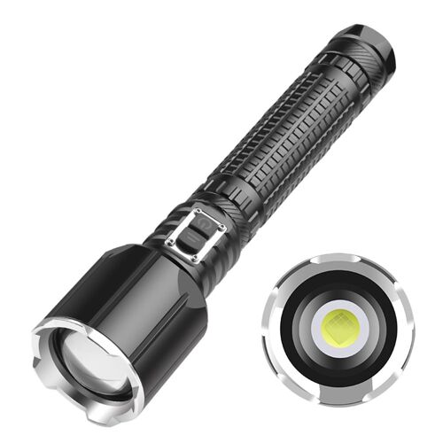 lampe de poche Portable LED, puissante, pour l'extérieur, randonnée, Camping, outil d'éclairage d'urgence, 3500lm