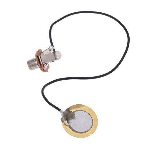 Transducteur De Guitare Acoustique, Amplificateur Pré-Câblé, Piezo Jack Pick-Up, Accessoire Pour Guitare Ukulele, Pièces D'Instruments De Musique De 30cm, 1 Pièce