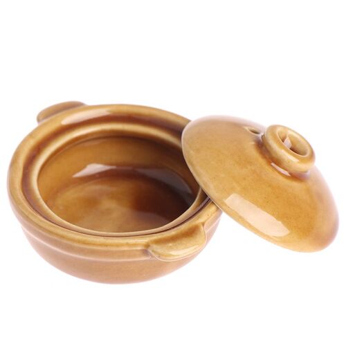 Mini Pot En Céramique 1:12 Pour Maison De Poupée, 1 Pièce, Ustensile De Cuisine Miniature, Chaudière, Casserole En Faïence