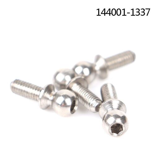 1 Jeu De Vis À Tête Sphérique En Métal Pour Wltoys 144001 1/14 Rc, Pièces De Rechange Et Accessoires De Voiture