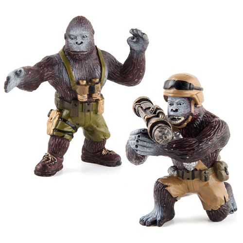 Simulation De Loup-Garou En Plastique, Orang-Outan, Figurines D'Animaux Sauvages, Jouets Éducatifs Pour Enfants, Cadeaux, Décoration De Collection